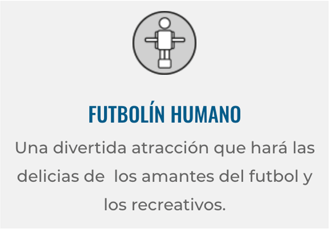 futbolin humano