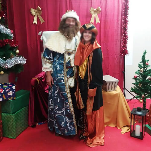 visita reyes magos animacion navidad