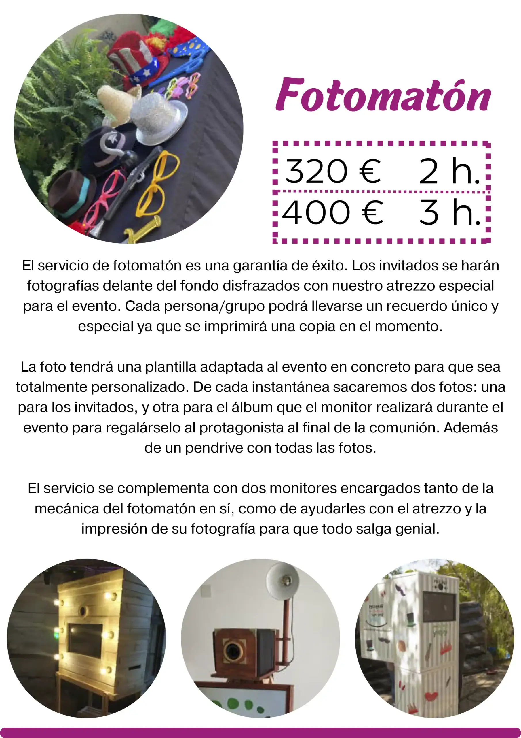 Comuniones 2027-fotomaton Fotomatón